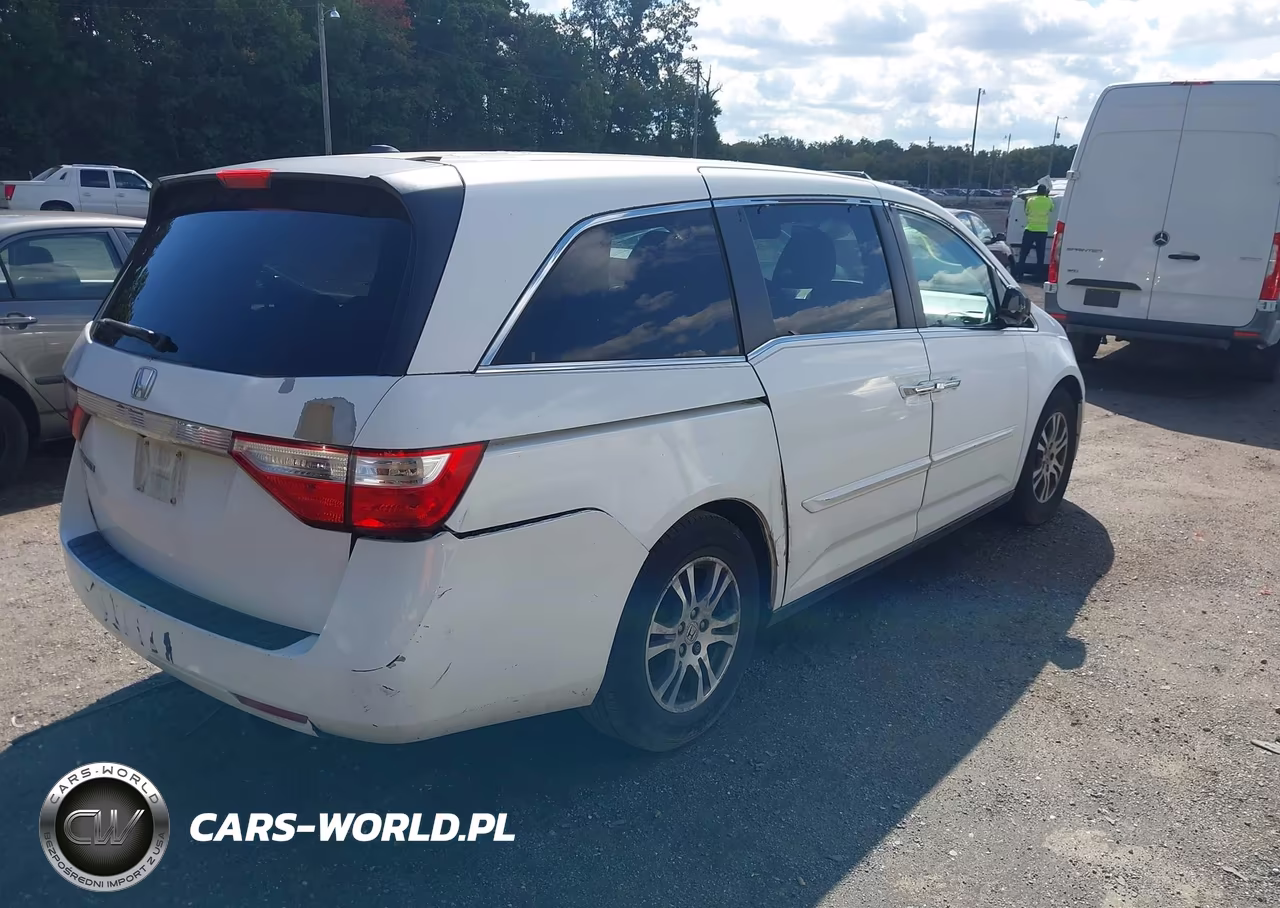 2012 Honda Odyssey Ex-L VIN:5FNRL5H65CB037863 - 4
