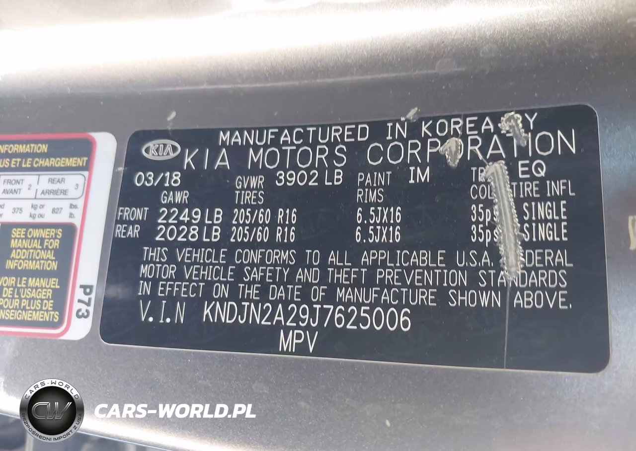 2018 Kia Soul VIN:KNDJN2A29J7625006 - 9