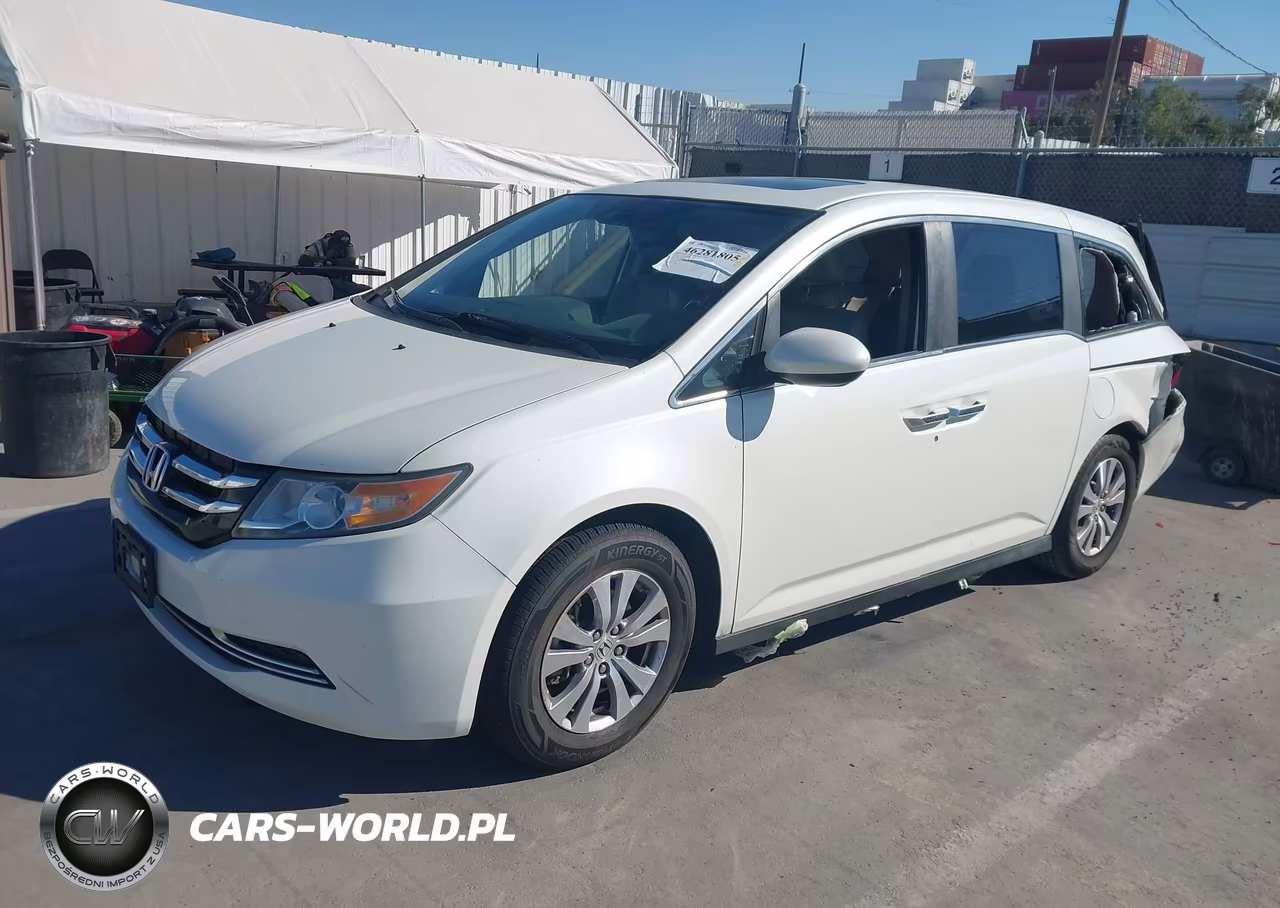 2017 Honda Odyssey Ex-L VIN:5FNRL5H65HB010489 - 2