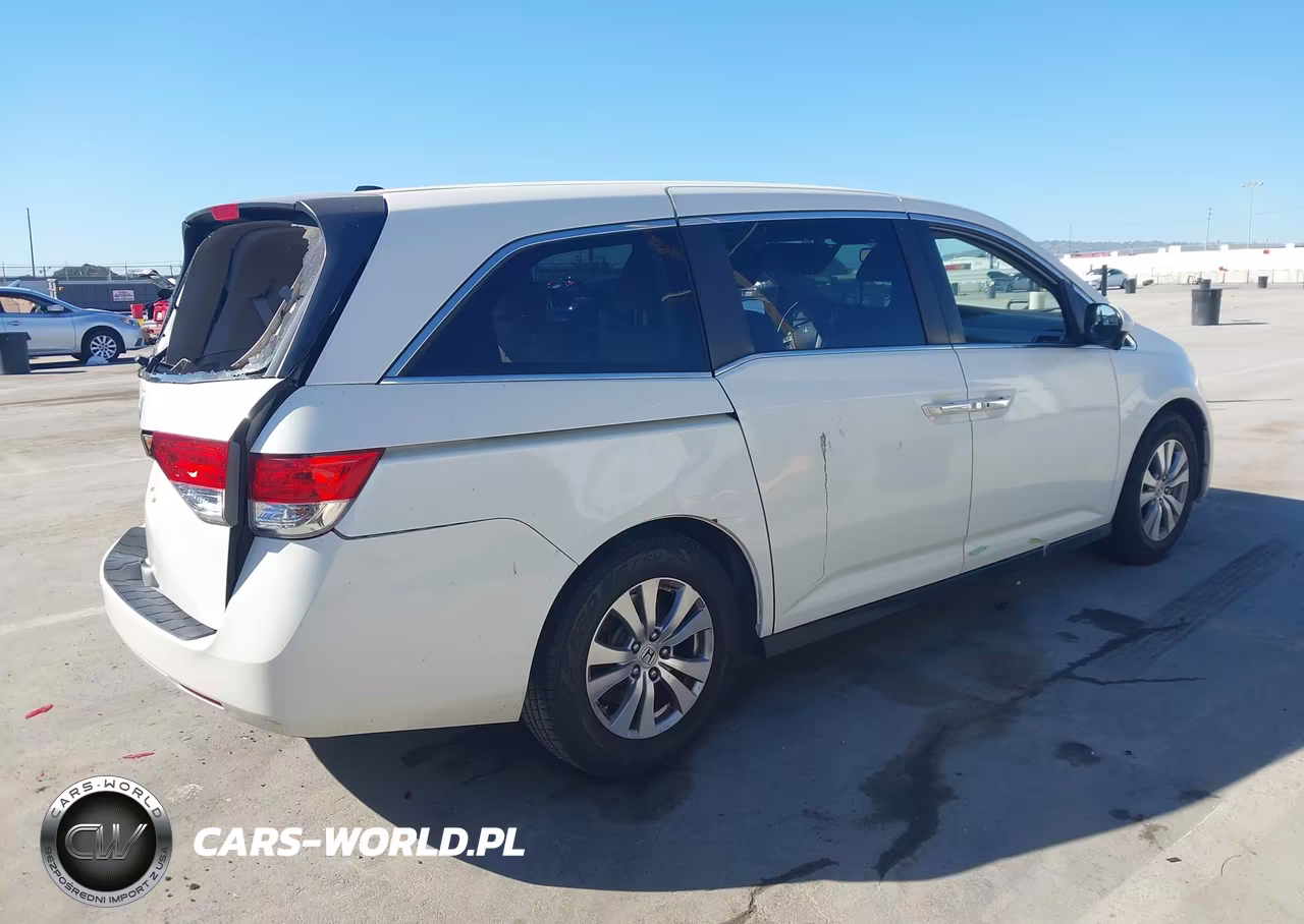2017 Honda Odyssey Ex-L VIN:5FNRL5H65HB010489 - 4