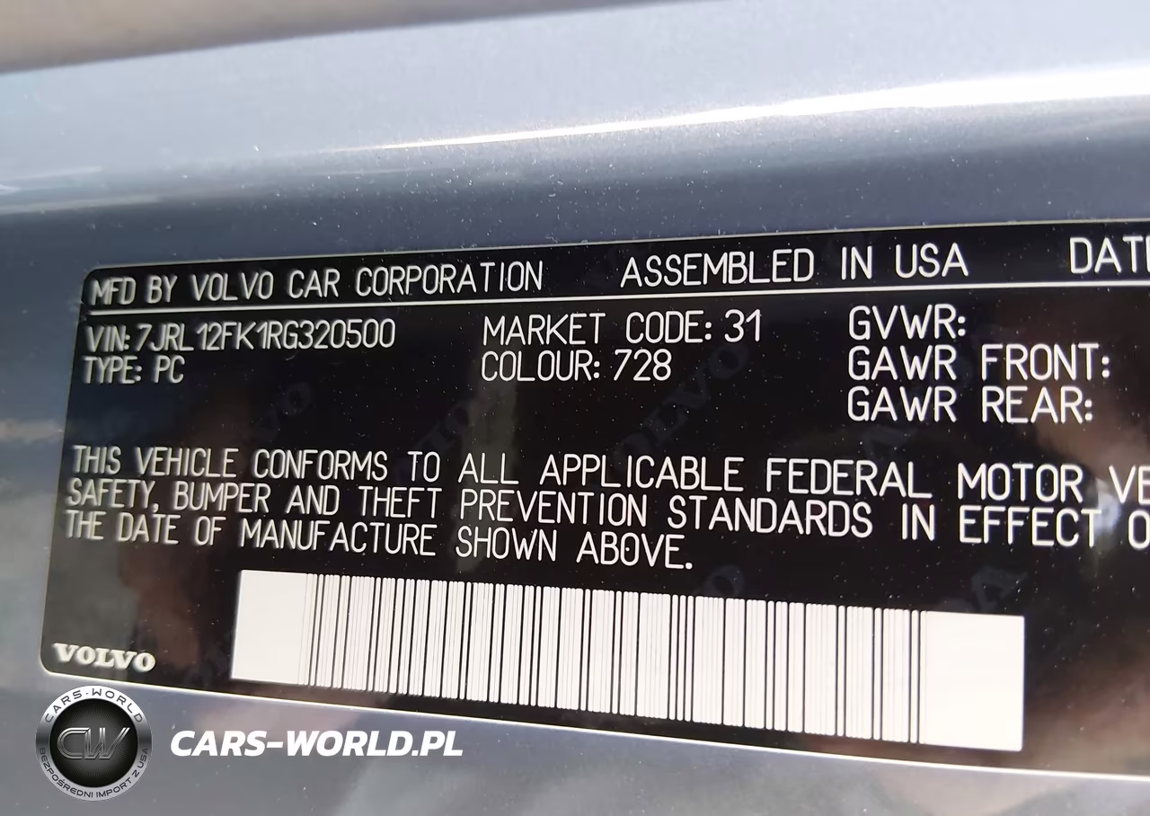 2024 Volvo S60 B5 Core Dark Theme VIN:7JRL12FK1RG320500 - 9