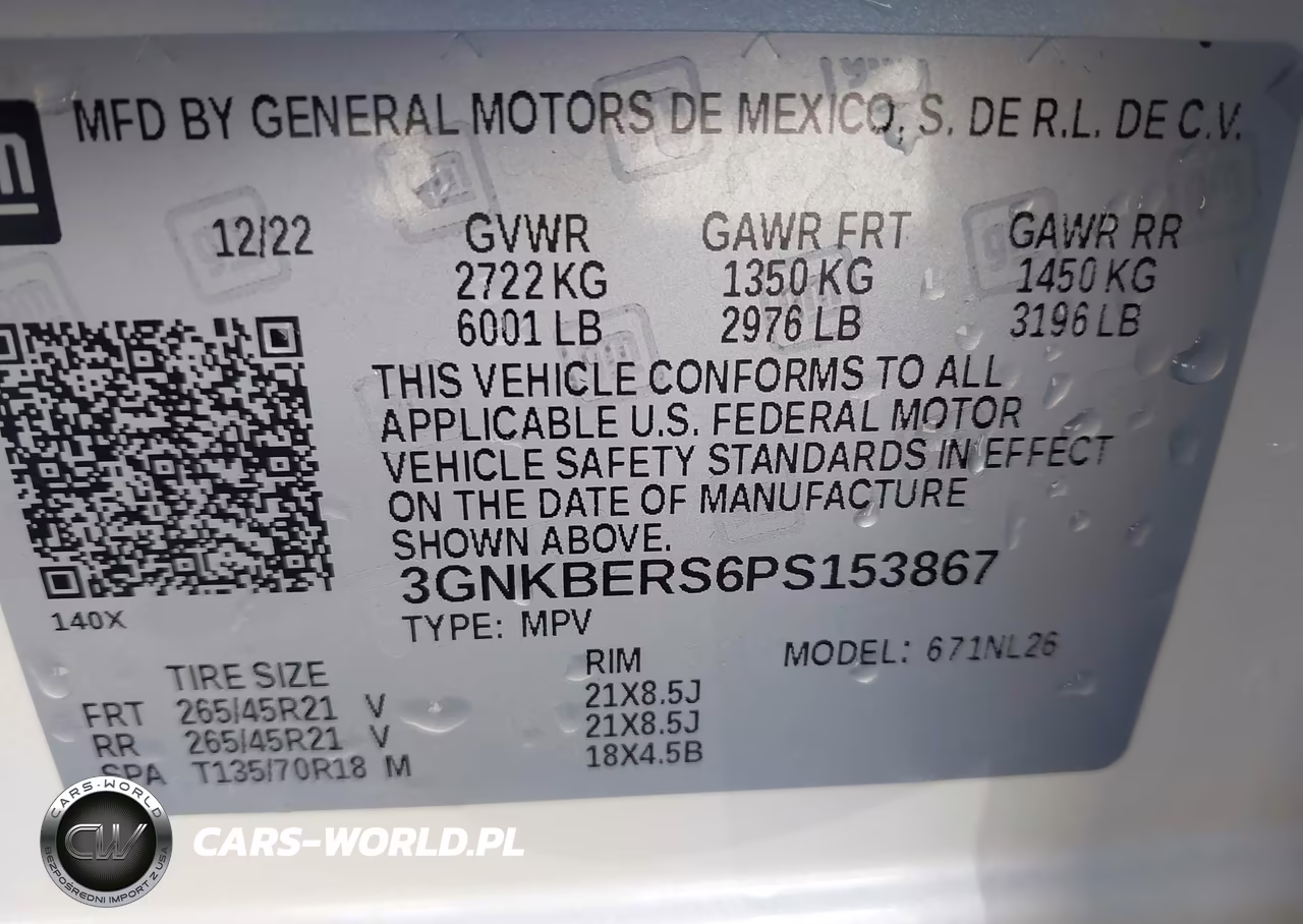 2023 Chevrolet Blazer Fwd Rs VIN:3GNKBERS6PS153867 - 9