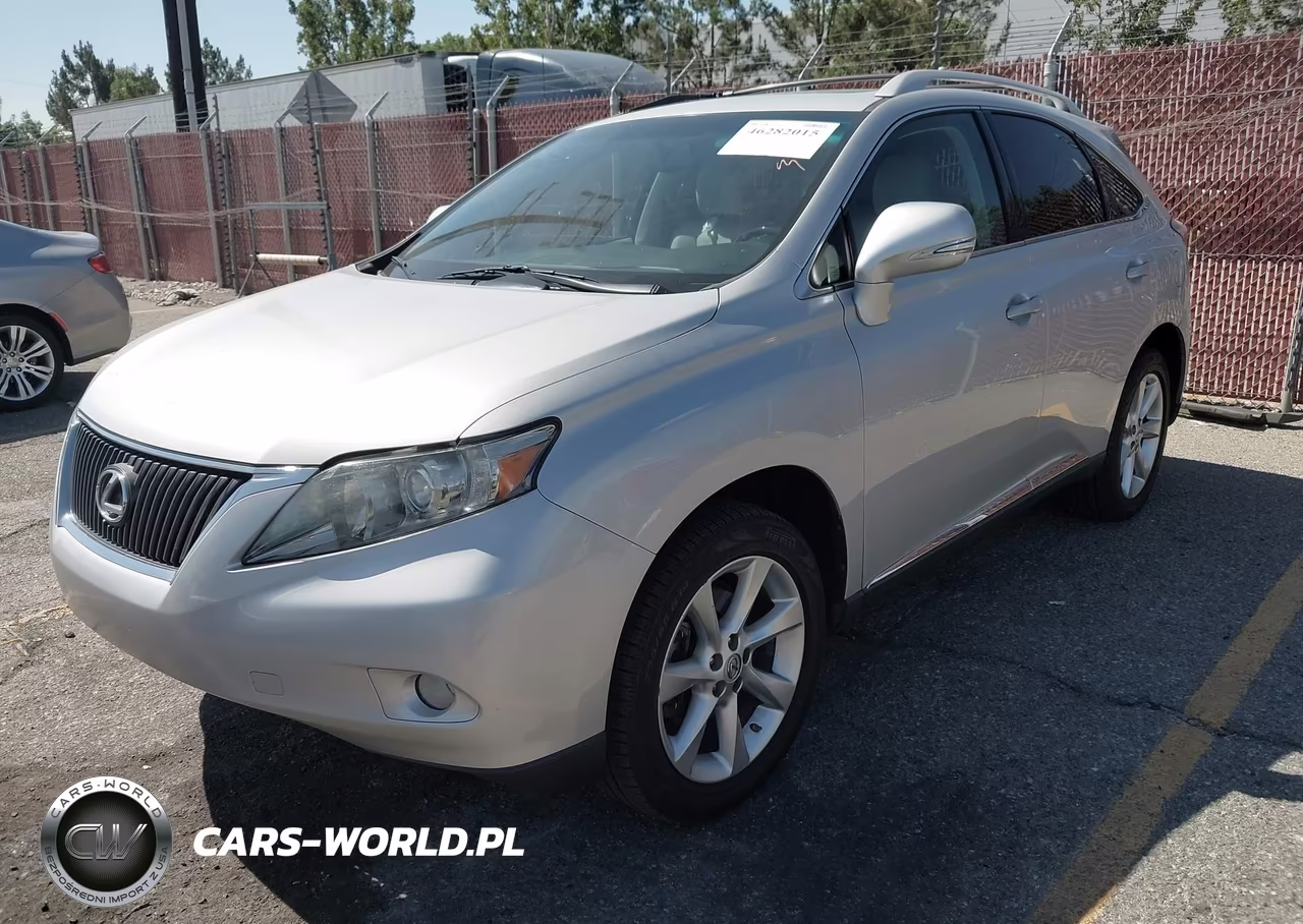 2012 Lexus Rx 350 VIN:2T2ZK1BA5CC073836 - 2