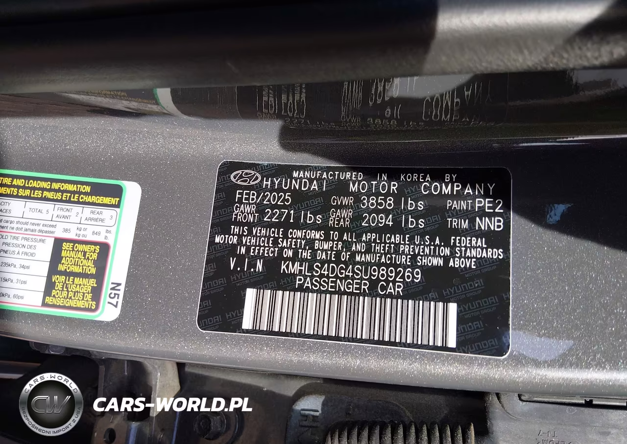2025 Hyundai Elantra Sel Convenience VIN:KMHLS4DG4SU989269 - 9