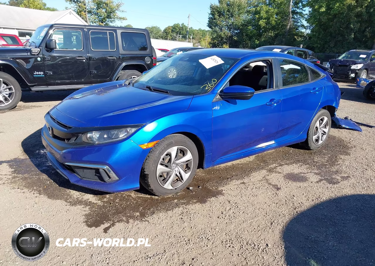 2020 Honda Civic Lx VIN:19XFC2F64LE011216 - 2