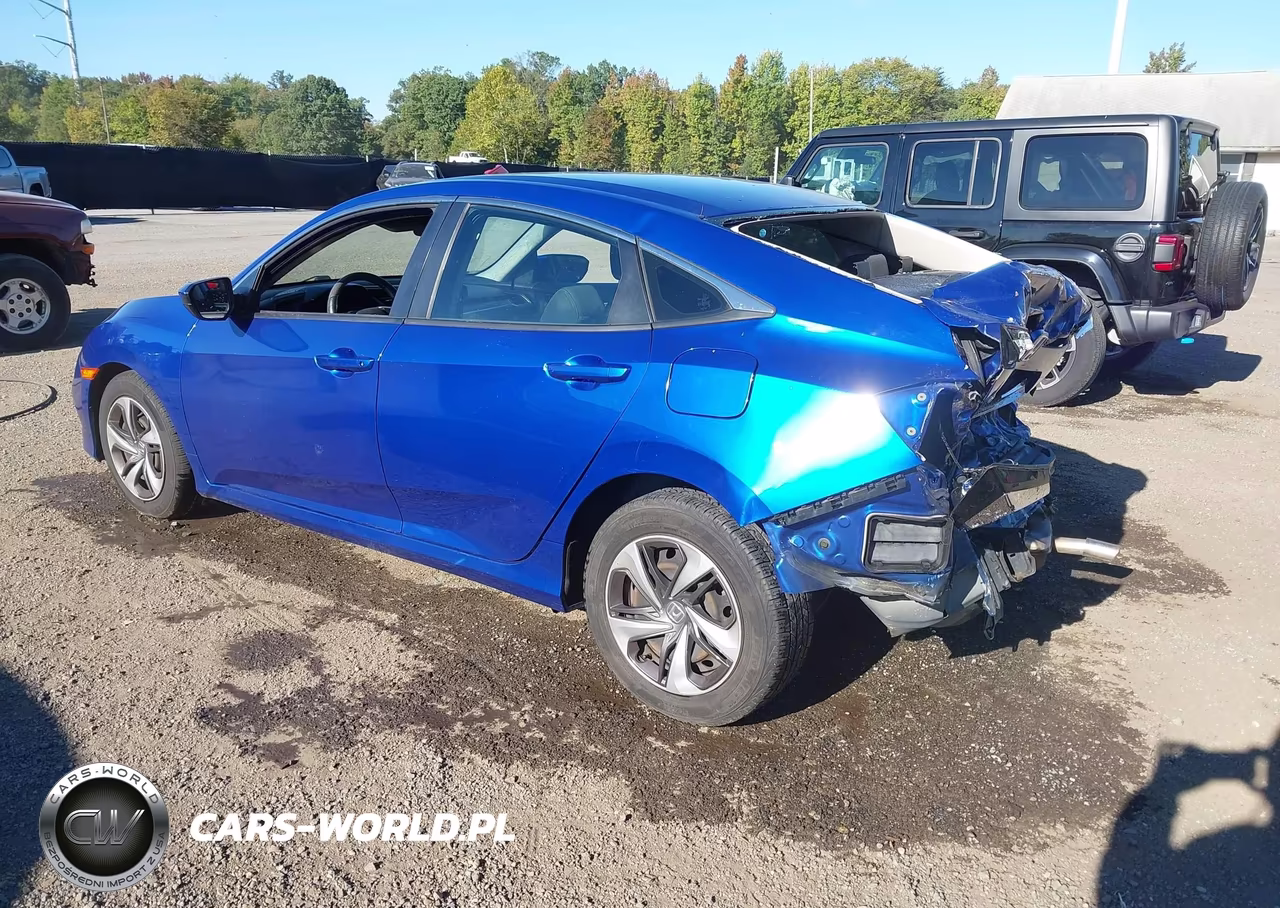 2020 Honda Civic Lx VIN:19XFC2F64LE011216 - 3