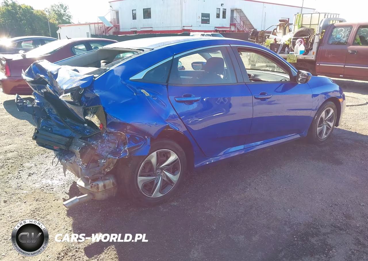 2020 Honda Civic Lx VIN:19XFC2F64LE011216 - 4