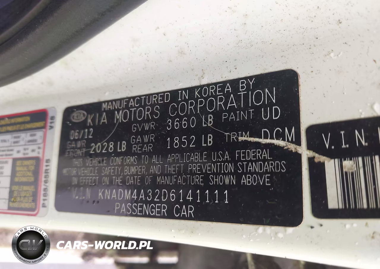 2013 Kia Rio Lx VIN:KNADM4A32D6141111 - 9