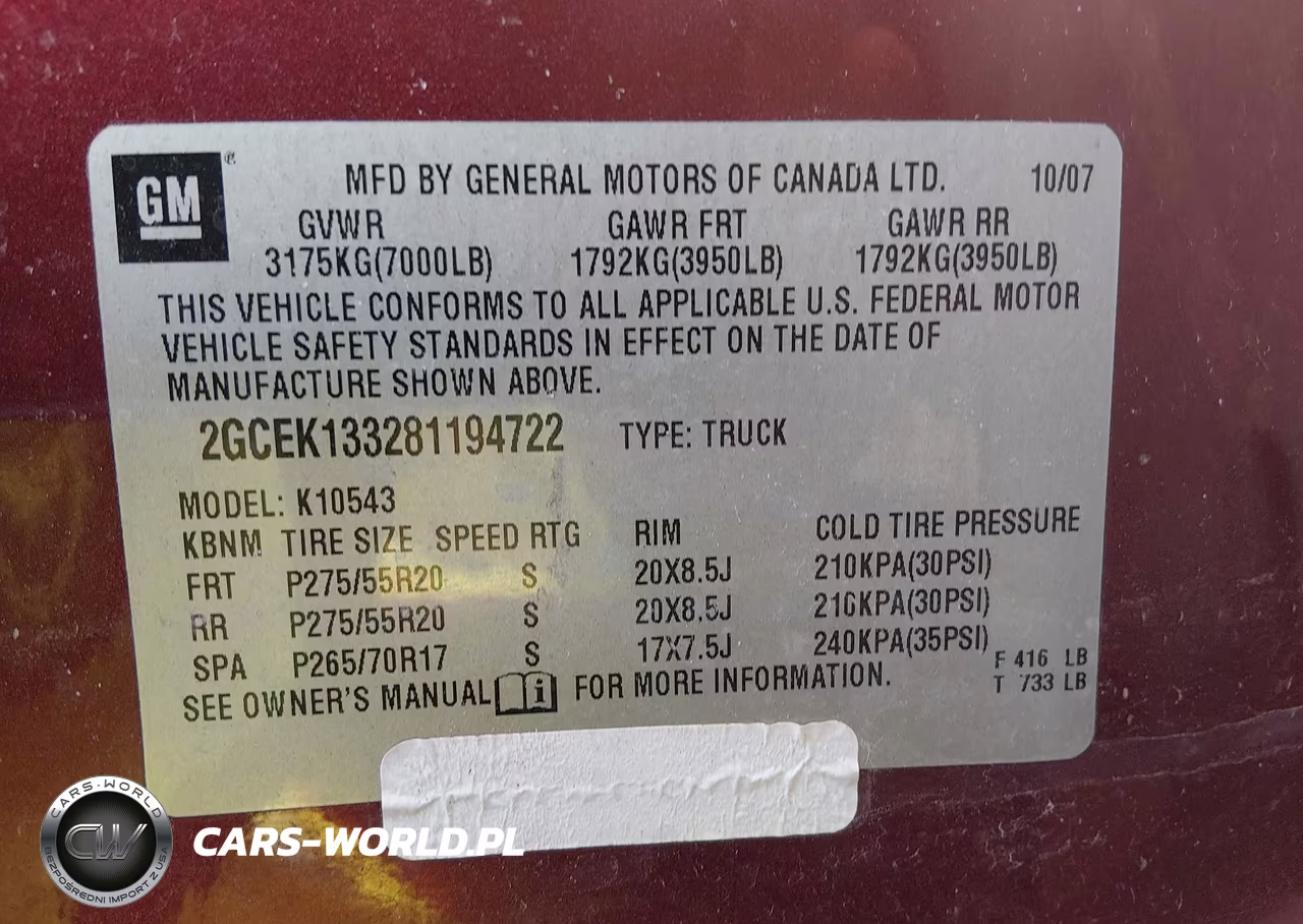 2008 Chevrolet Silverado 1500 Ltz VIN:2GCEK133281194722 - 9