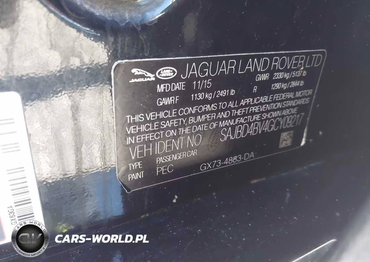 2016 Jaguar Xf 35T Premium VIN:SAJBD4BV4GCY09217 - 9