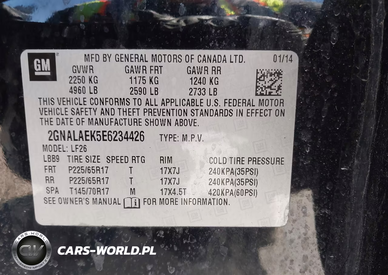 2014 Chevrolet Equinox Ls VIN:2GNALAEK5E6234426 - 9