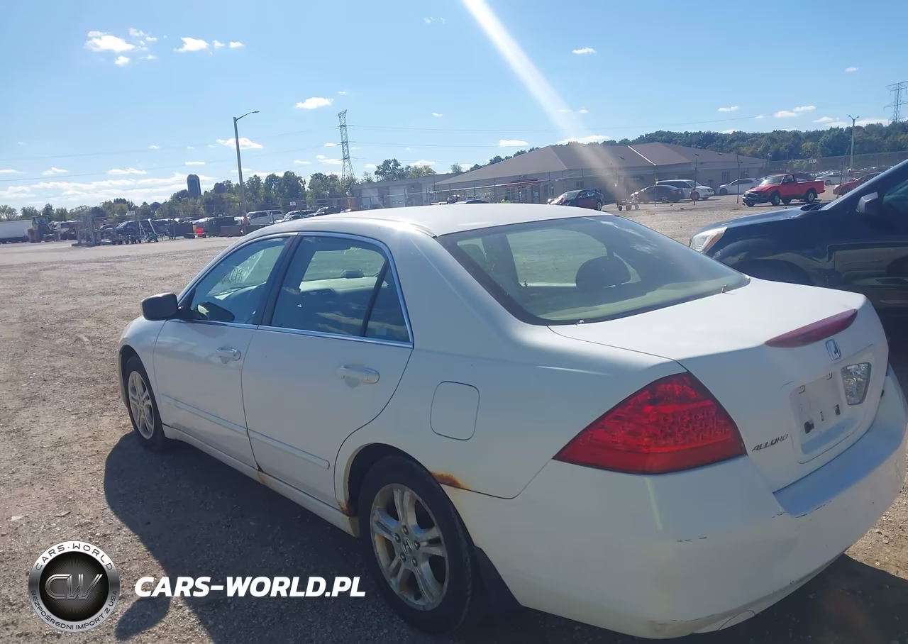 2007 Honda Accord 2.4 Se VIN:JHMCM56357C019621 - 3
