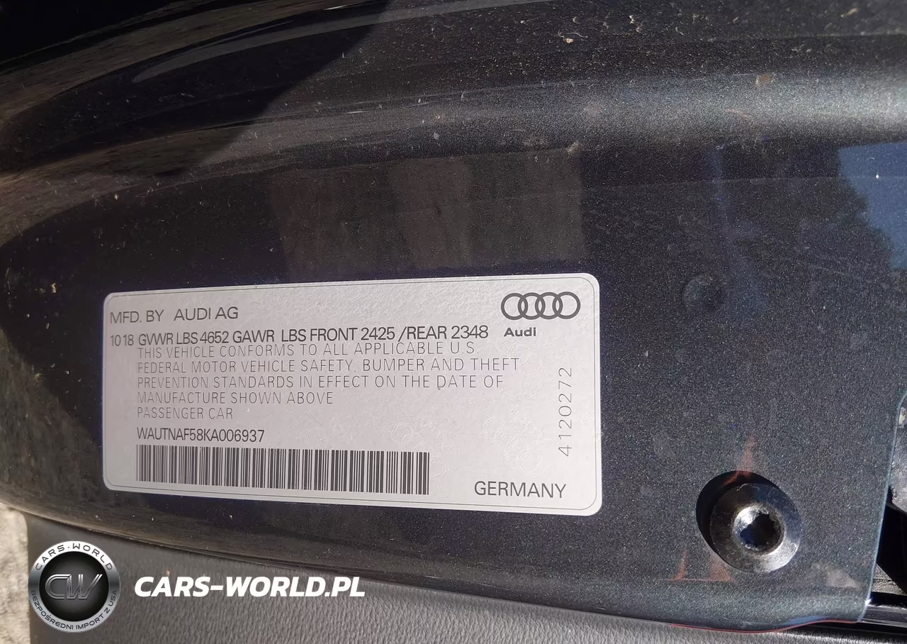 2019 Audi A5 45 Premium VIN:WAUTNAF58KA006937 - 9