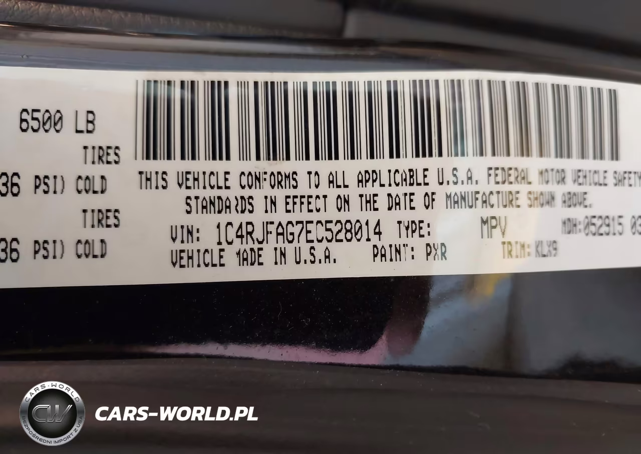 2014 Jeep Grand Cherokee Altitude VIN:1C4RJFAG7EC528014 - 9