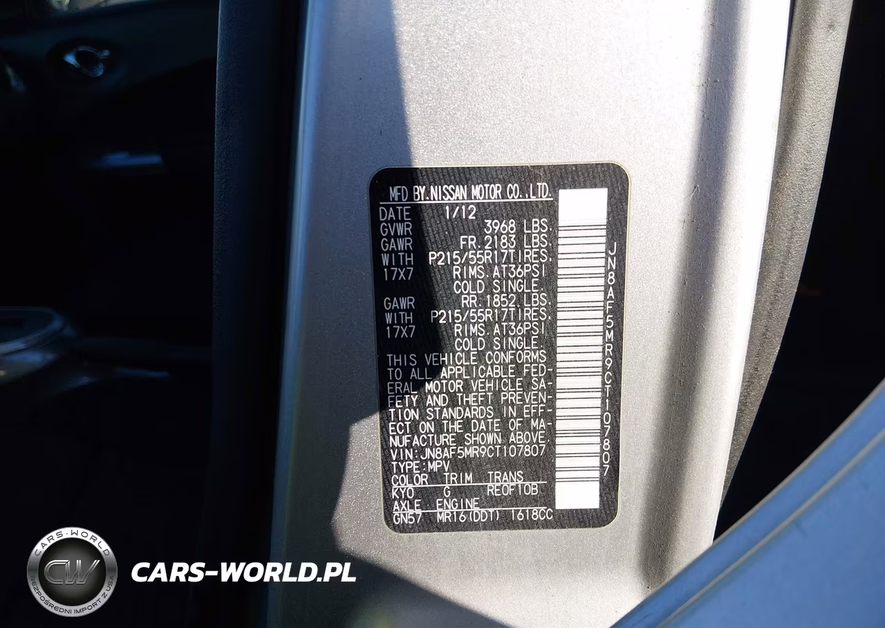 2012 Nissan Juke S VIN:JN8AF5MR9CT107807 - 9