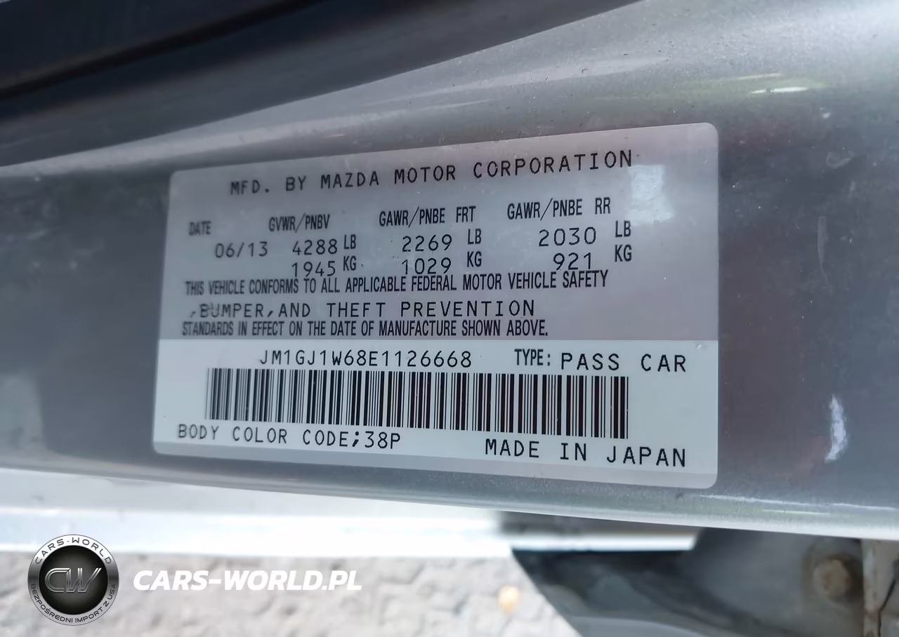 2014 Mazda Mazda6 I Grand Touring VIN:JM1GJ1W68E1126668 - 9