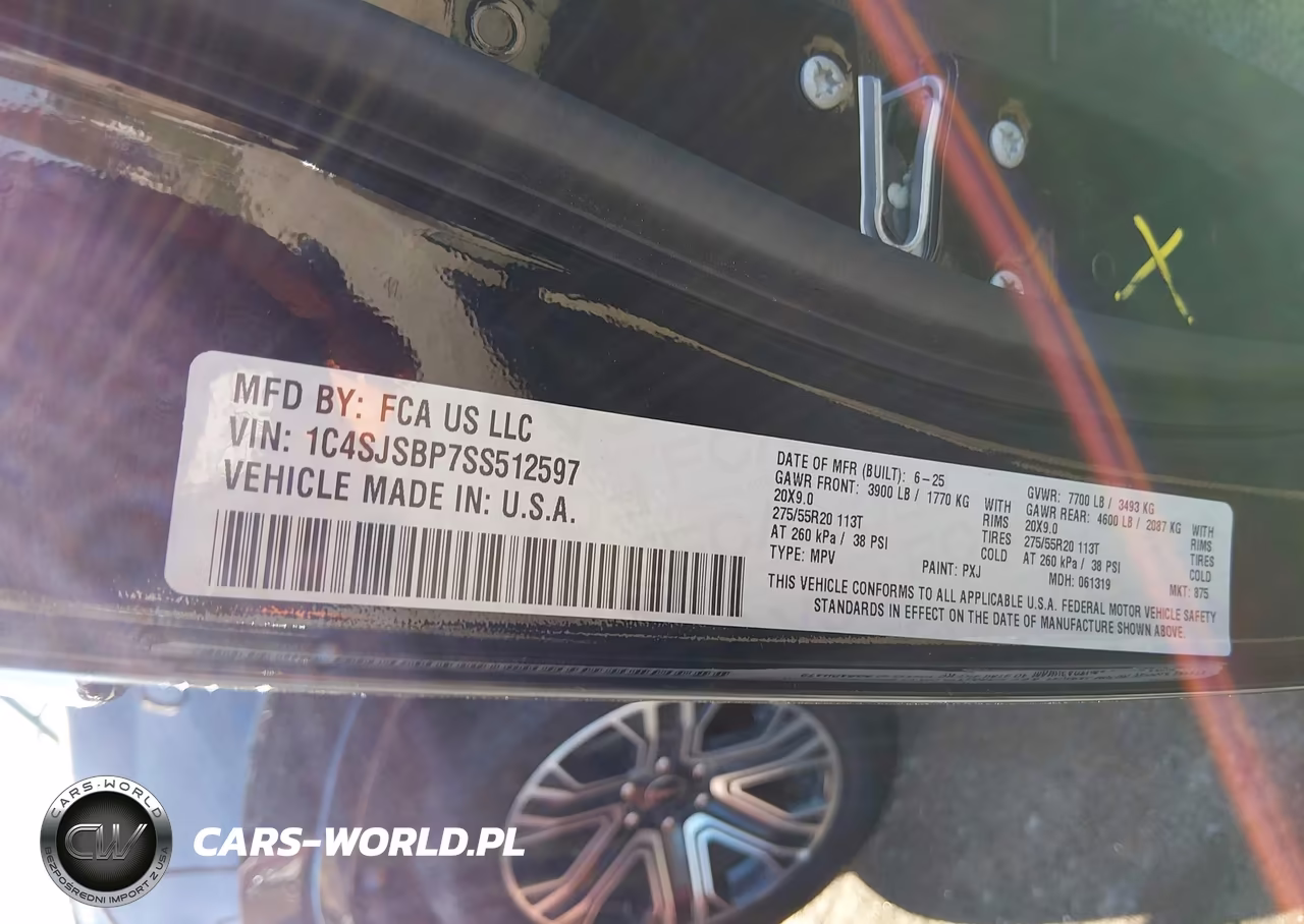 2025 Jeep Wagoneer L Series Ii 4X4 VIN:1C4SJSBP7SS512597 - 9