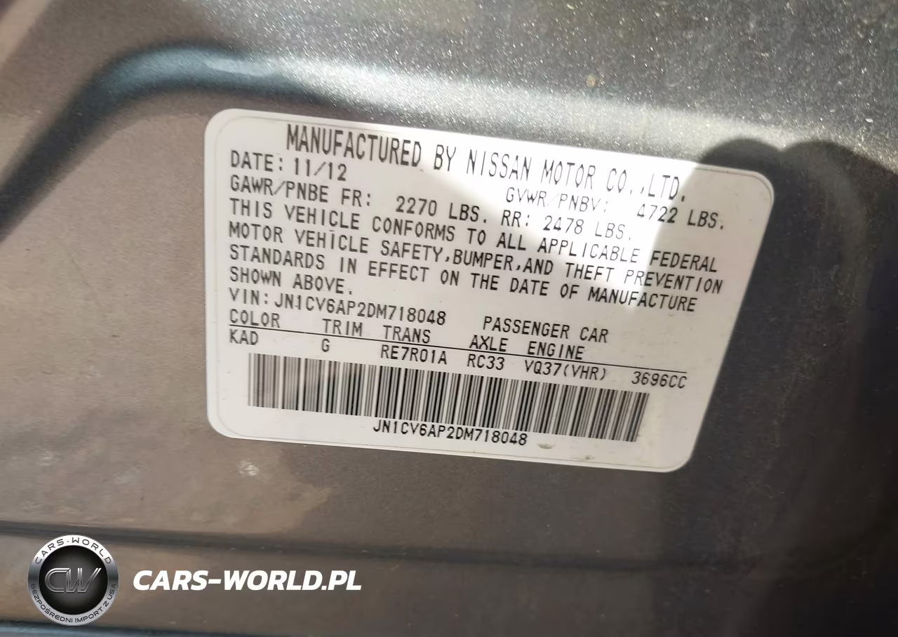 2013 Infiniti G37 Journey VIN:JN1CV6AP2DM718048 - 9