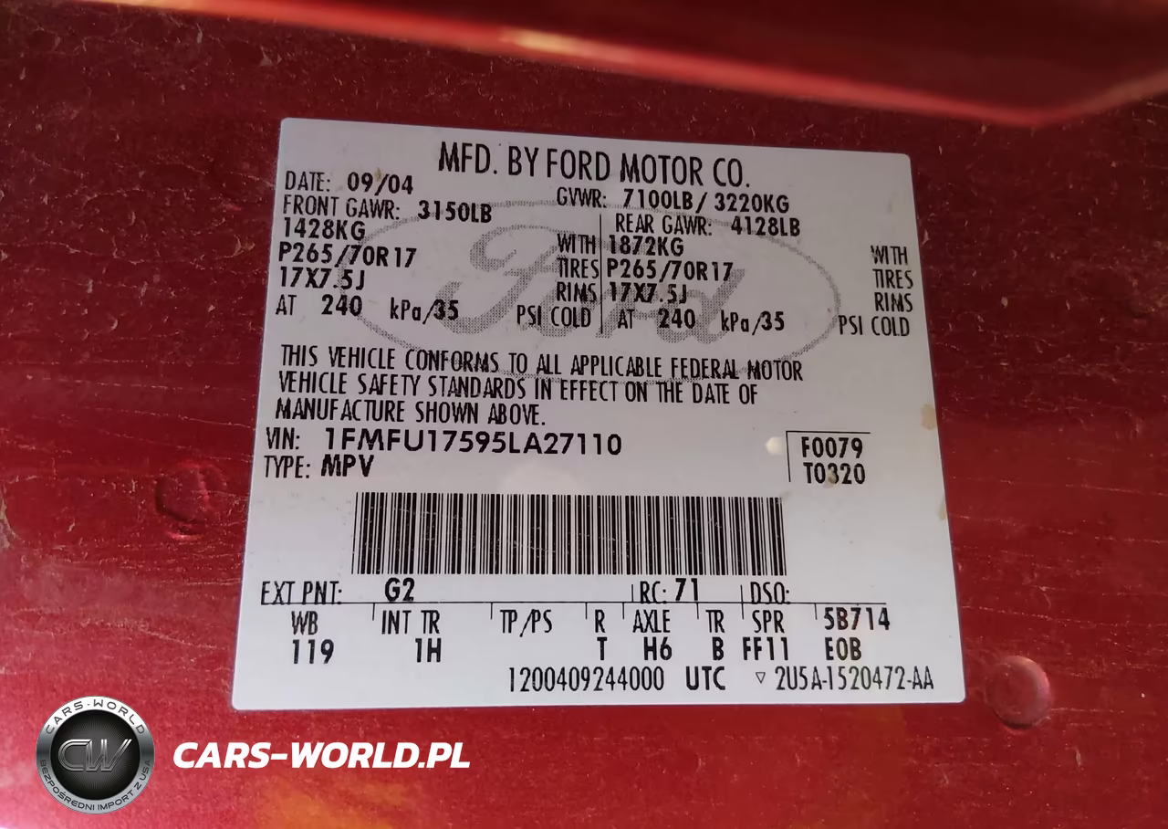 2005 Ford Expedition Eddie Bauer-King Ranch VIN:1FMFU17595LA27110 - 9