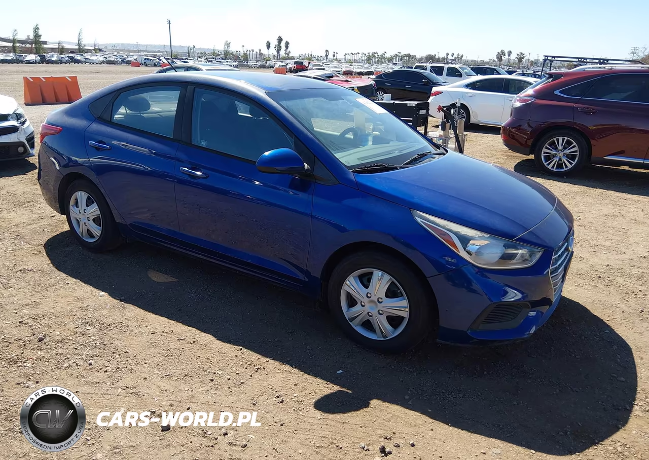 2019 Hyundai Accent Se VIN:3KPC24A33KE064177 - 1