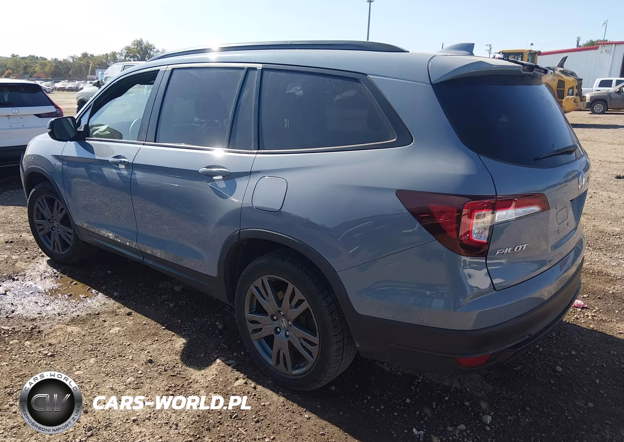 2022 Honda Pilot Awd Sport VIN:5FNYF6H34NB095271 - 3
