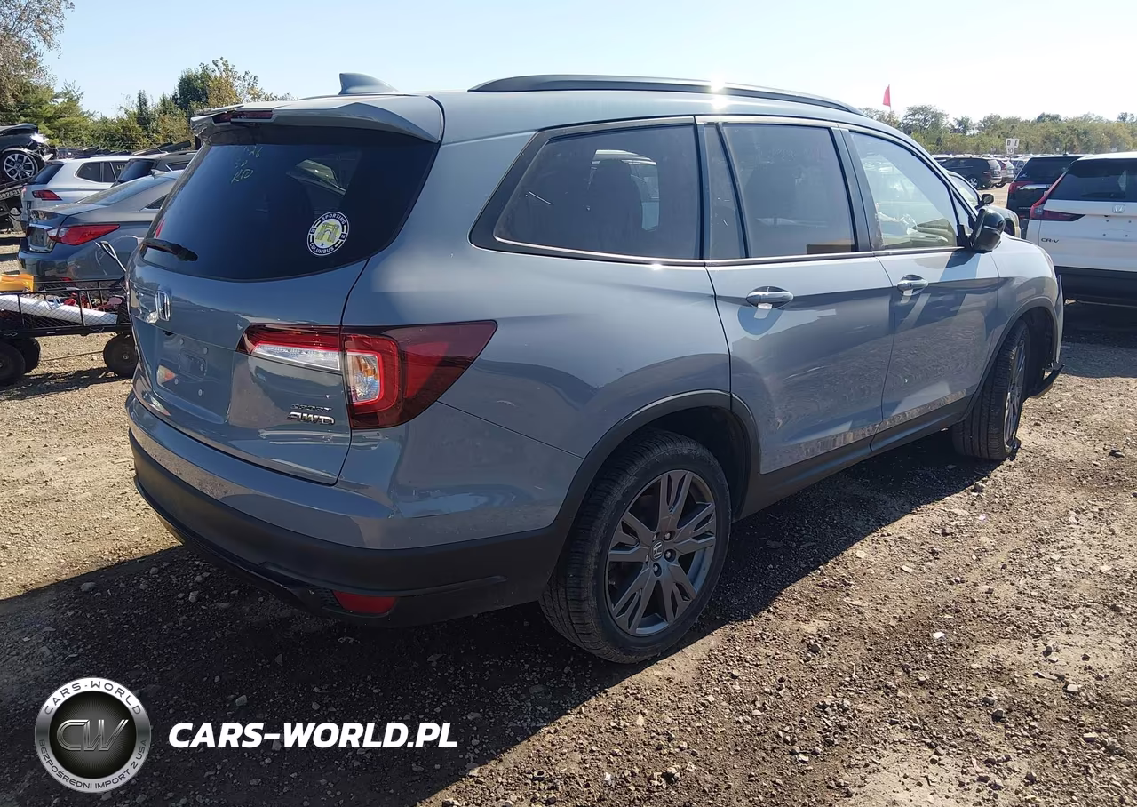 2022 Honda Pilot Awd Sport VIN:5FNYF6H34NB095271 - 4