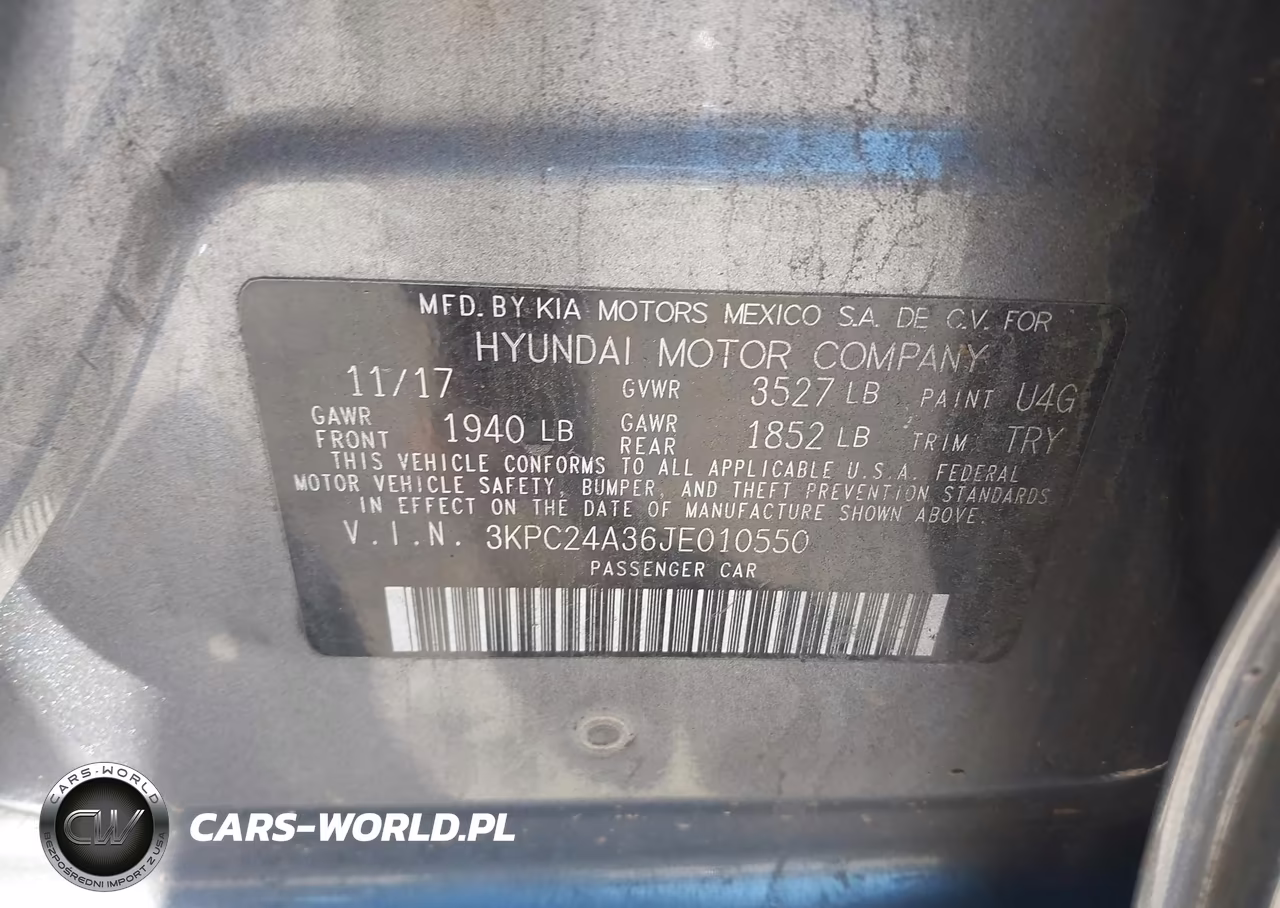 2018 Hyundai Accent Se VIN:3KPC24A36JE010550 - 9