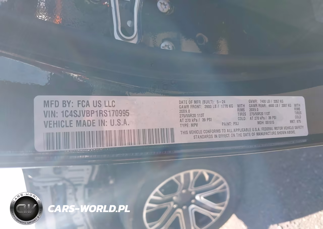 2024 Jeep Wagoneer Series Ii 4X4 VIN:1C4SJVBP1RS170995 - 9
