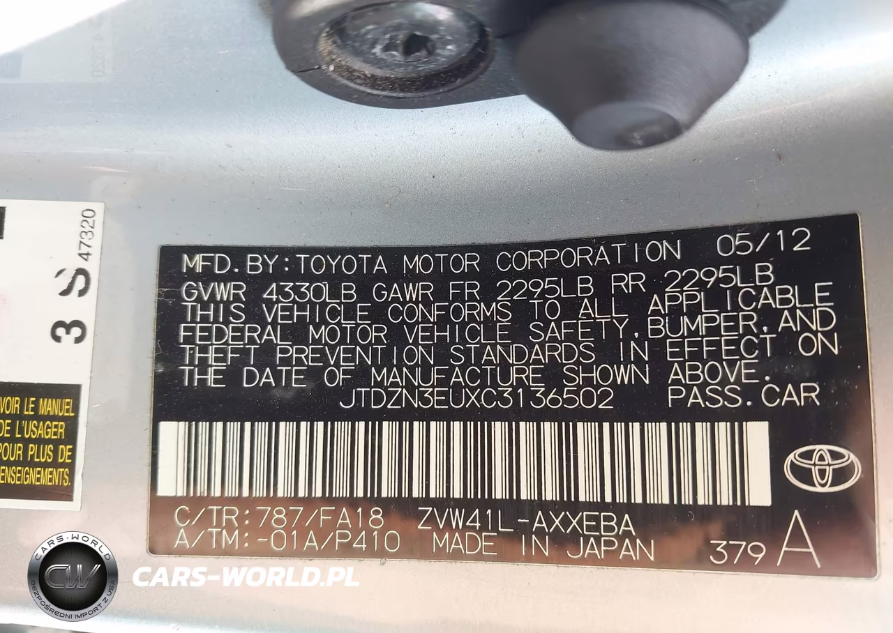 2012 Toyota Prius V Three VIN:JTDZN3EUXC3136502 - 8