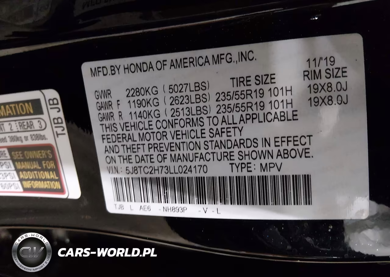 2020 Acura Rdx Advance Package VIN:5J8TC2H73LL024170 - 9