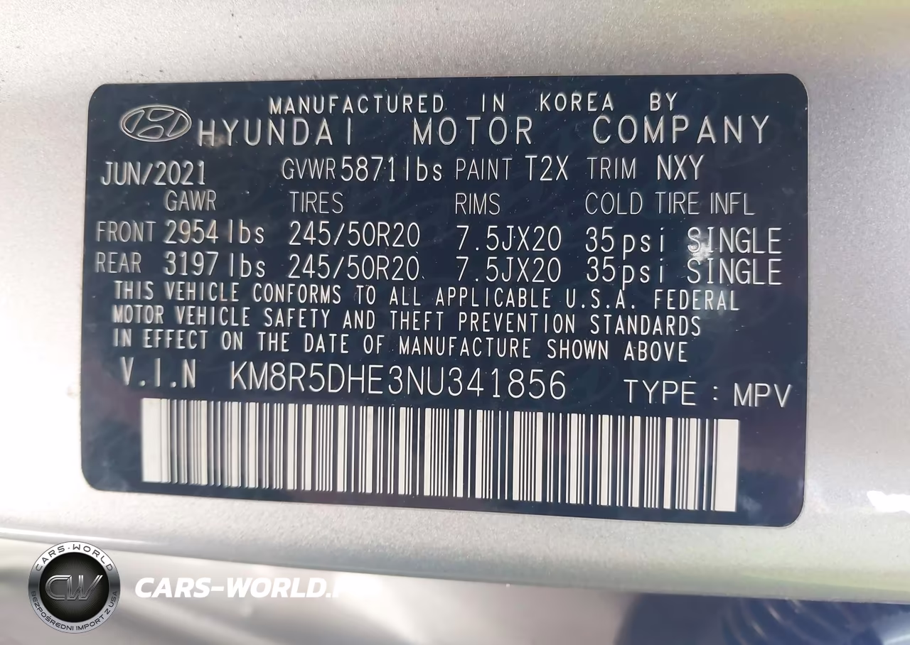2022 Hyundai Palisade Limited VIN:KM8R5DHE3NU341856 - 9