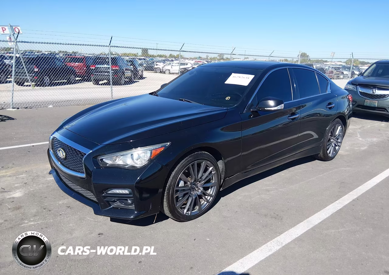 2016 Infiniti Q50 3.0T Red Sport 400 VIN:JN1FV7AR8GM450650 - 2