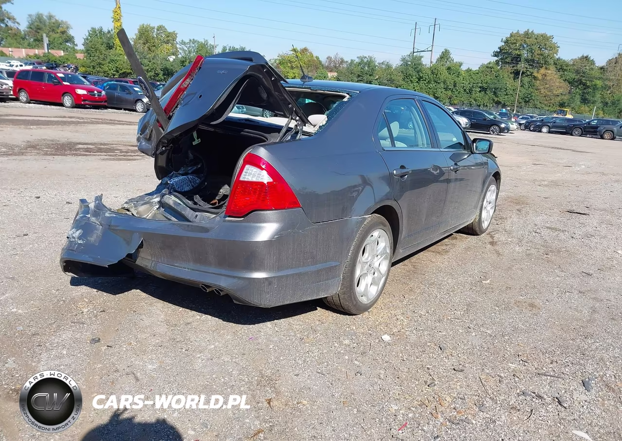 2010 Ford Fusion Se VIN:3FAHP0HA0AR116835 - 4