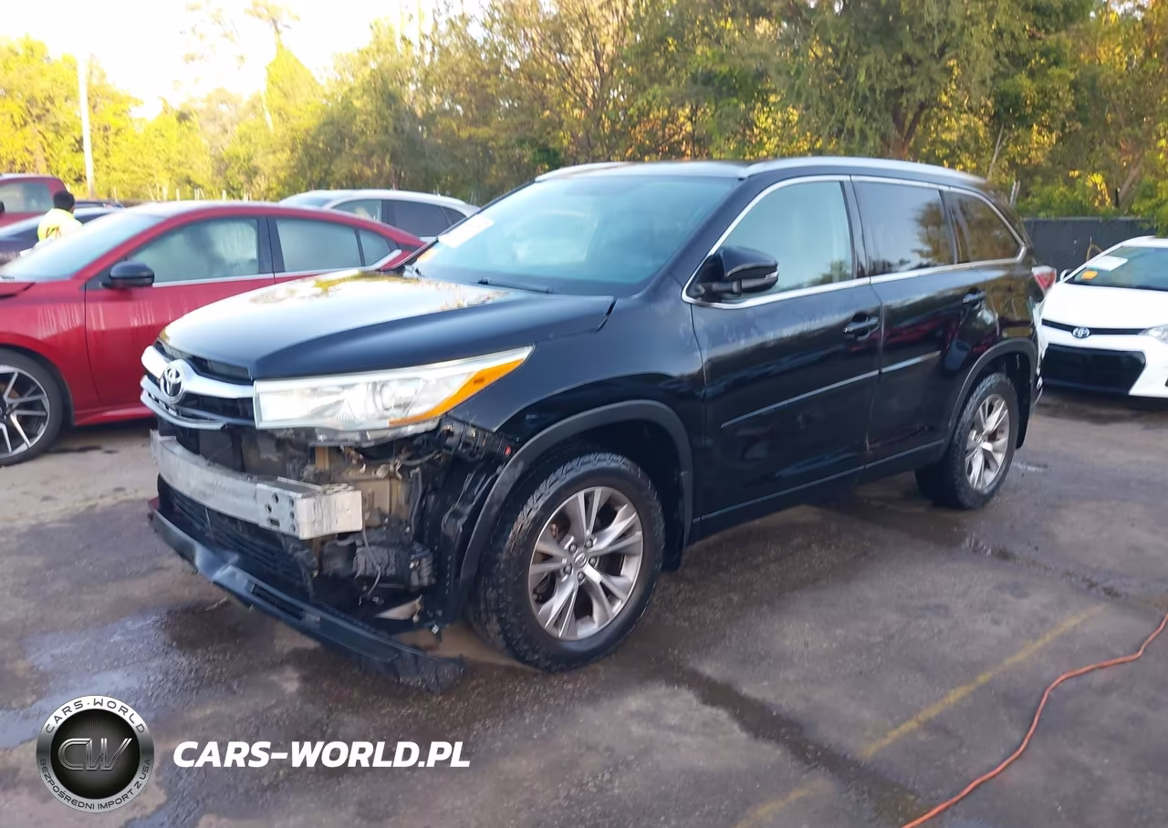 2015 Toyota Highlander Xle V6 VIN:5TDJKRFH8FS184156 - 2