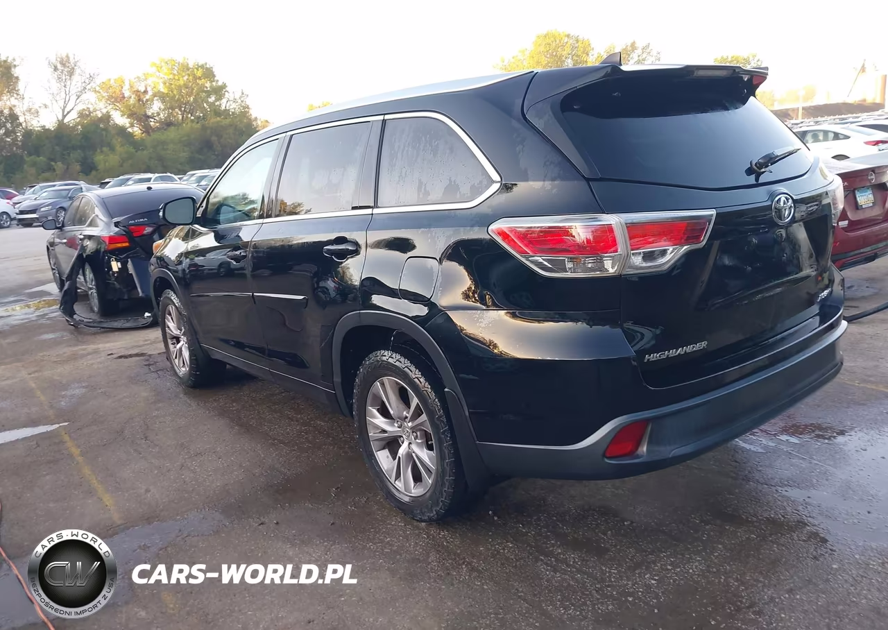 2015 Toyota Highlander Xle V6 VIN:5TDJKRFH8FS184156 - 3