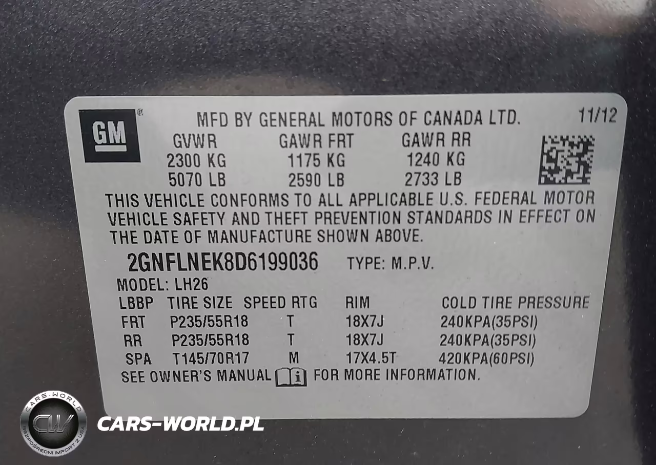 2013 Chevrolet Equinox 2Lt VIN:2GNFLNEK8D6199036 - 9