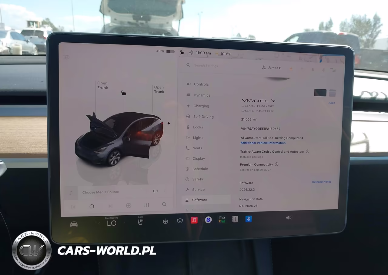 2023 Tesla Model Y Awd-Long Range Dual Motor All-Wheel Drive VIN:7SAYGDEE1PA160457 - 19