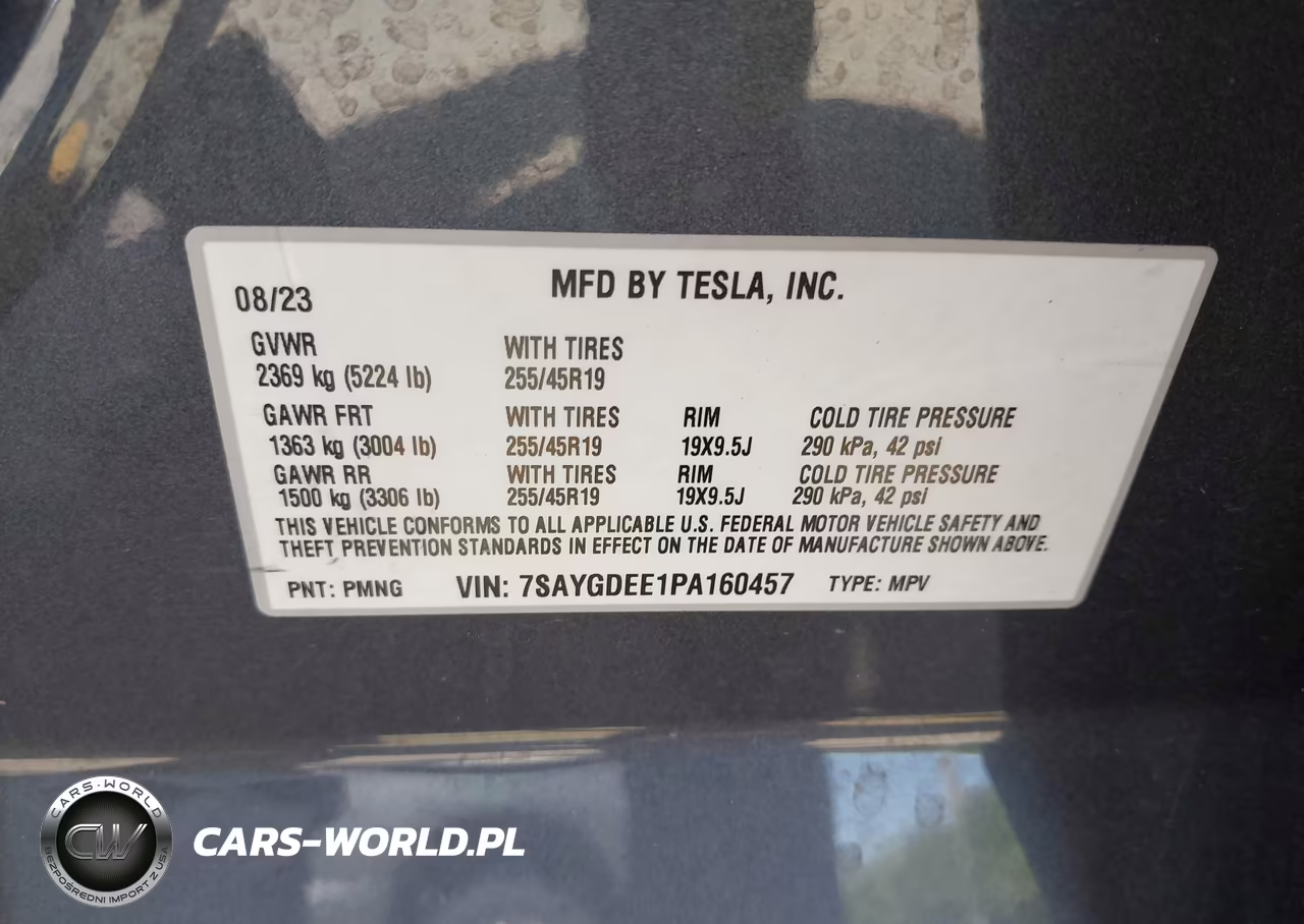 2023 Tesla Model Y Awd-Long Range Dual Motor All-Wheel Drive VIN:7SAYGDEE1PA160457 - 9
