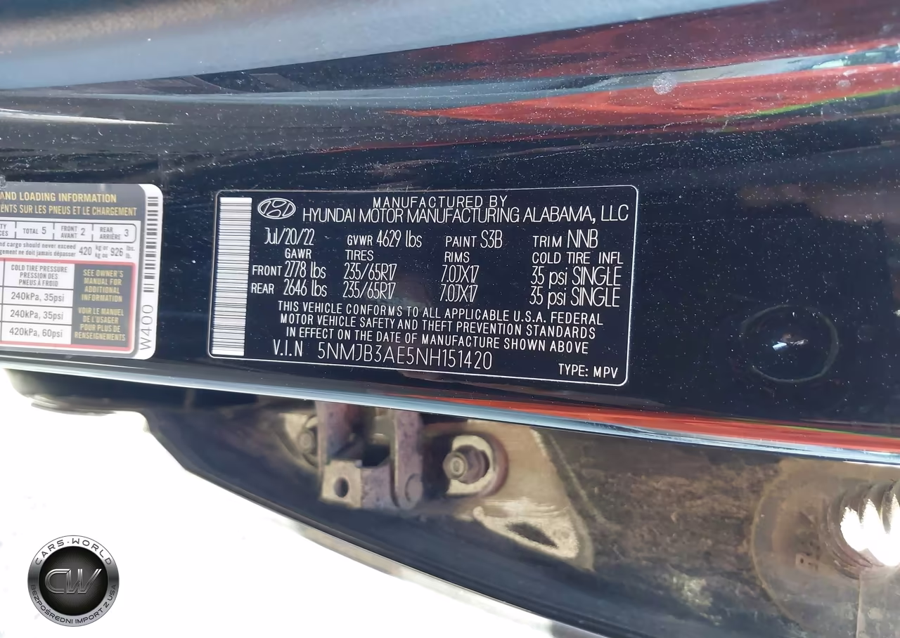 2022 Hyundai Tucson Sel VIN:5NMJB3AE5NH151420 - 9