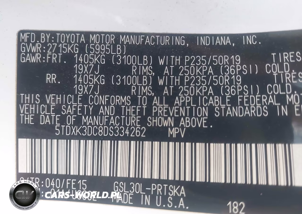 2013 Toyota Sienna Se 8 Passenger VIN:5TDXK3DC8DS334262 - 9