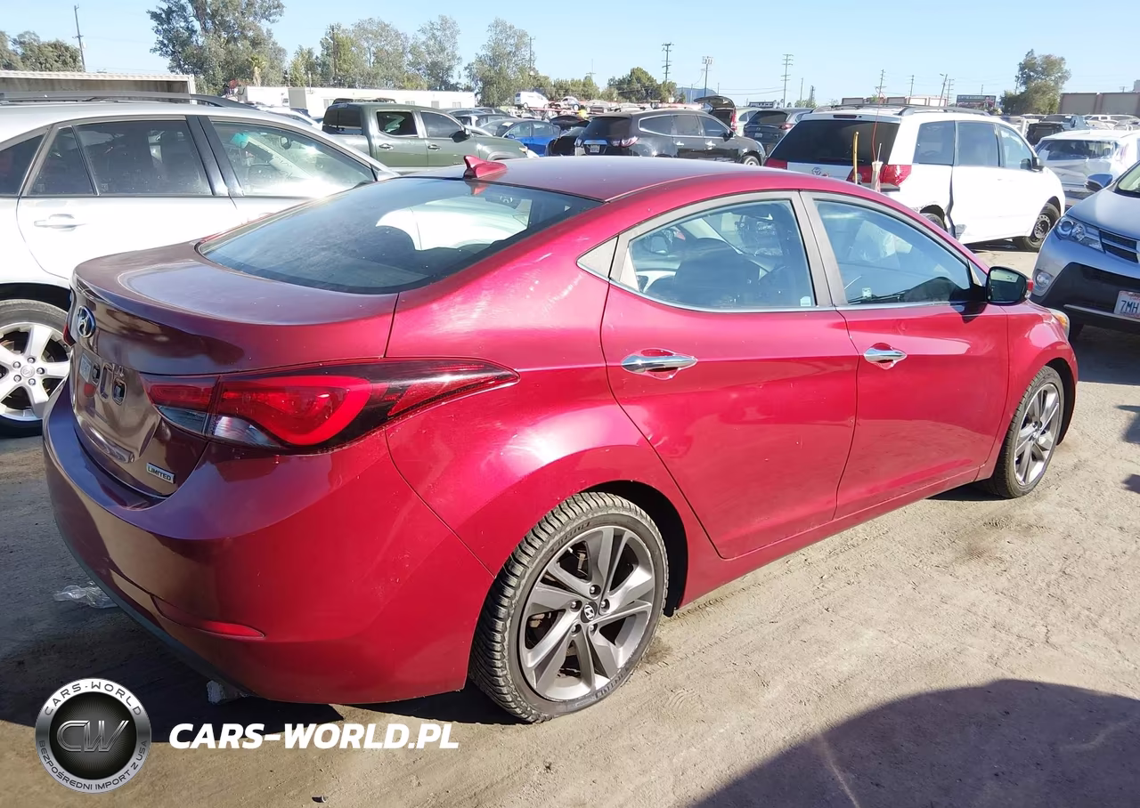 2014 Hyundai Elantra Limited VIN:5NPDH4AE4EH471543 - 4
