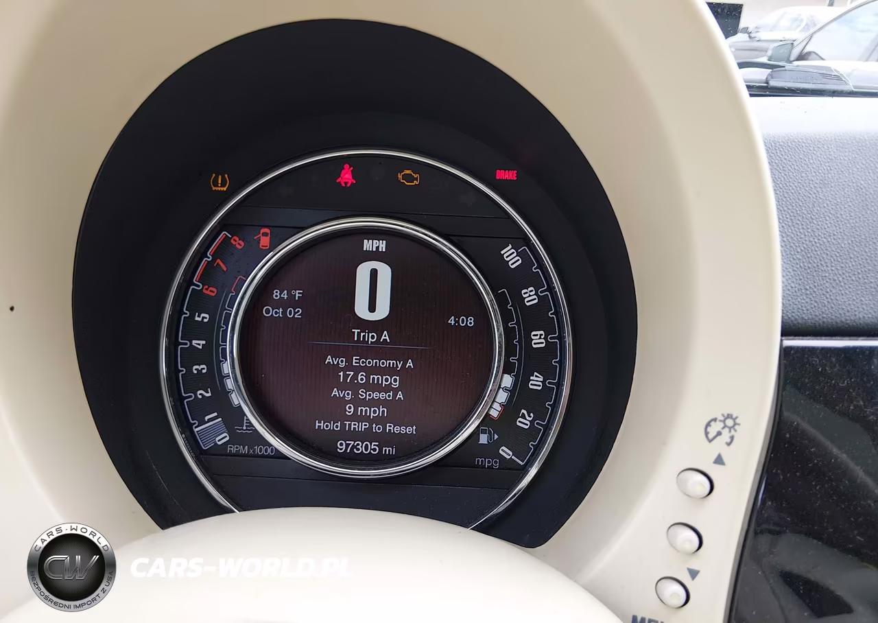 2017 Fiat 500 Lounge VIN:3C3CFFCR8HT594266 - 7