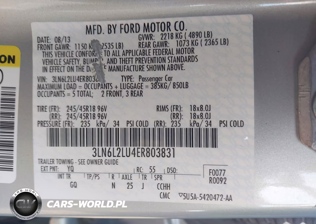 2014 Lincoln Mkz Hybrid VIN:3LN6L2LU4ER803831 - 9