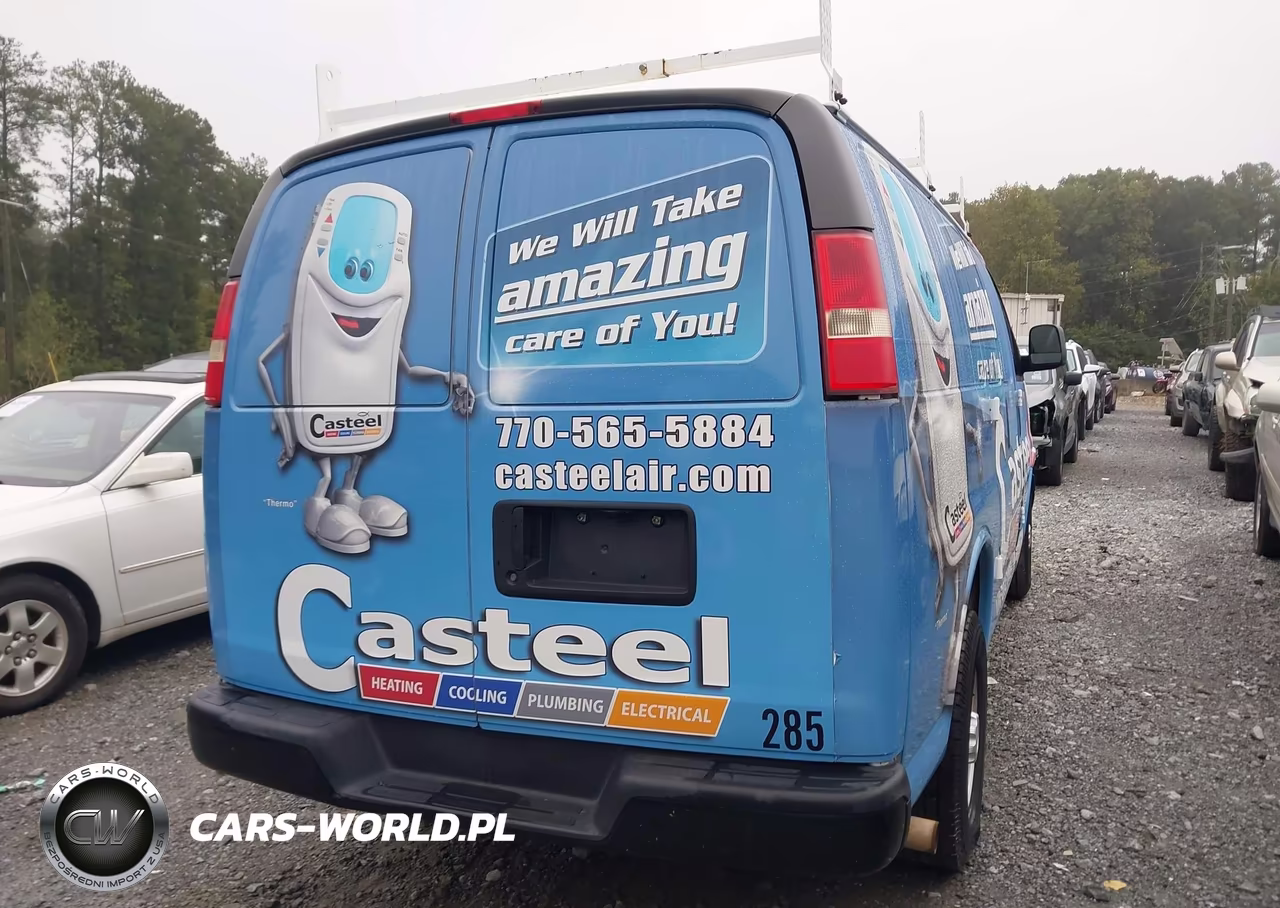2015 Chevrolet Express 2500 Work Van VIN:1GCWGFCF4F1287676 - 4
