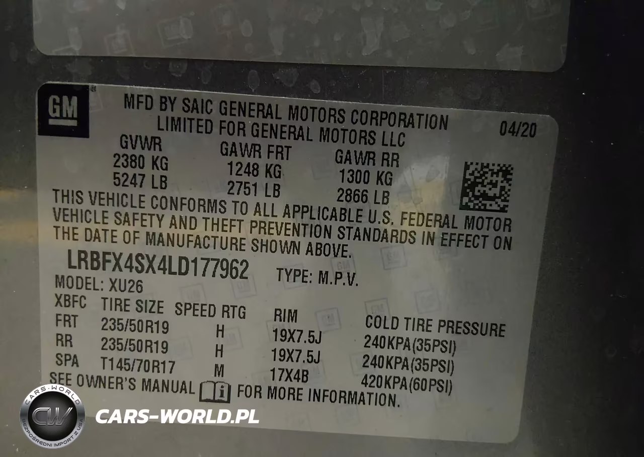 2020 Buick Envision Awd Premium Ii VIN:LRBFX4SX4LD177962 - 9