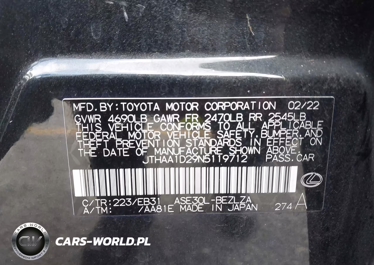 2022 Lexus Is 300 VIN:JTHAA1D29N5119712 - 9