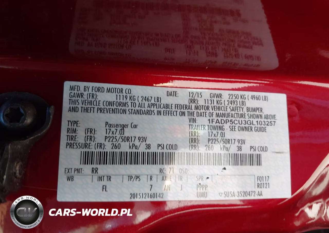 2016 Ford C-Max Energi Sel VIN:1FADP5CU3GL103257 - 9