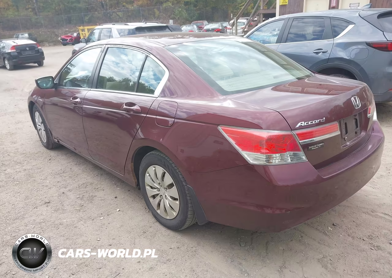 2012 Honda Accord 2.4 Lx VIN:1HGCP2E36CA165395 - 3