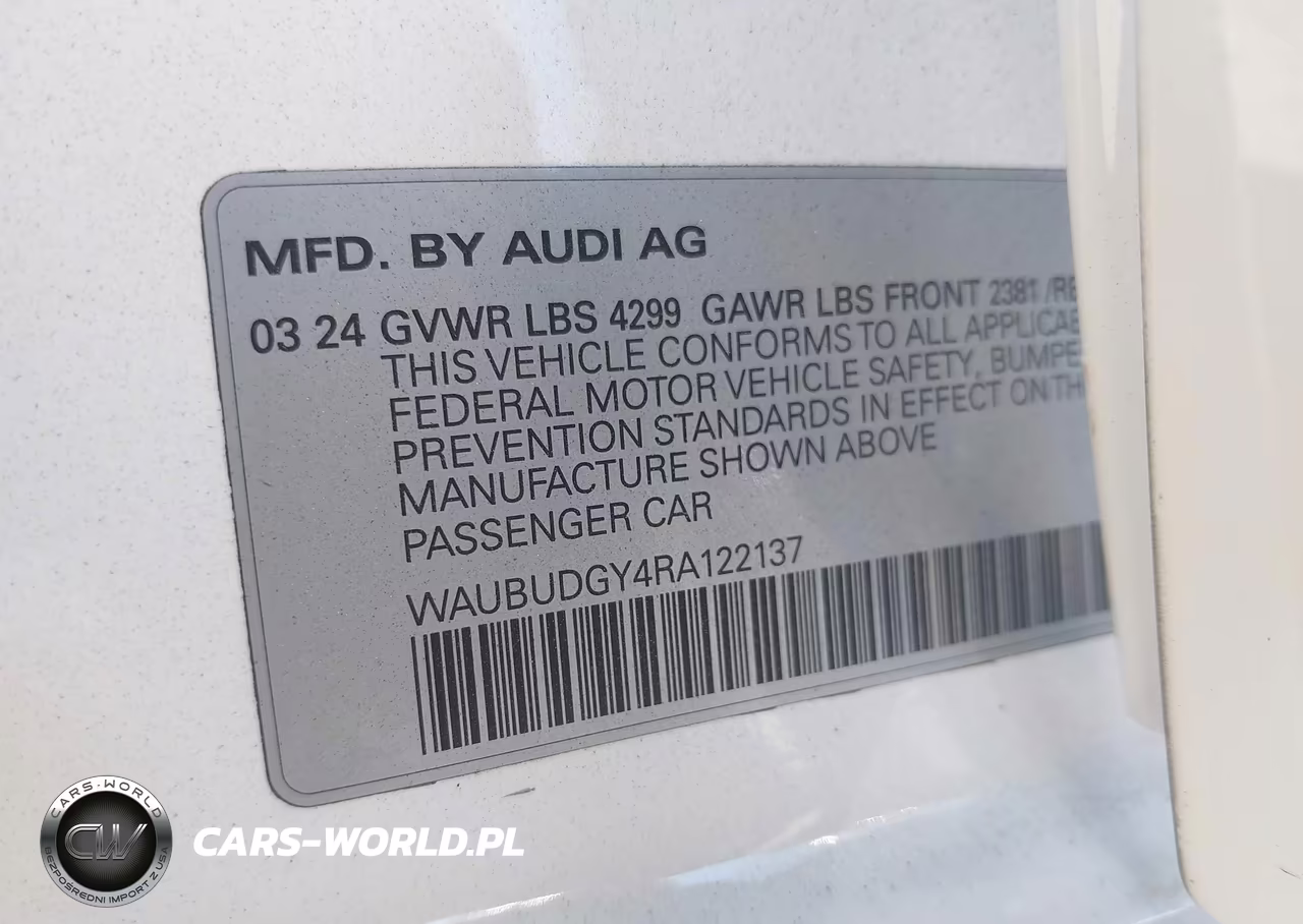 2024 Audi A3 Premium Plus 40 Tfsi Front-Wheel Drive S Tronic VIN:WAUBUDGY4RA122137 - 9