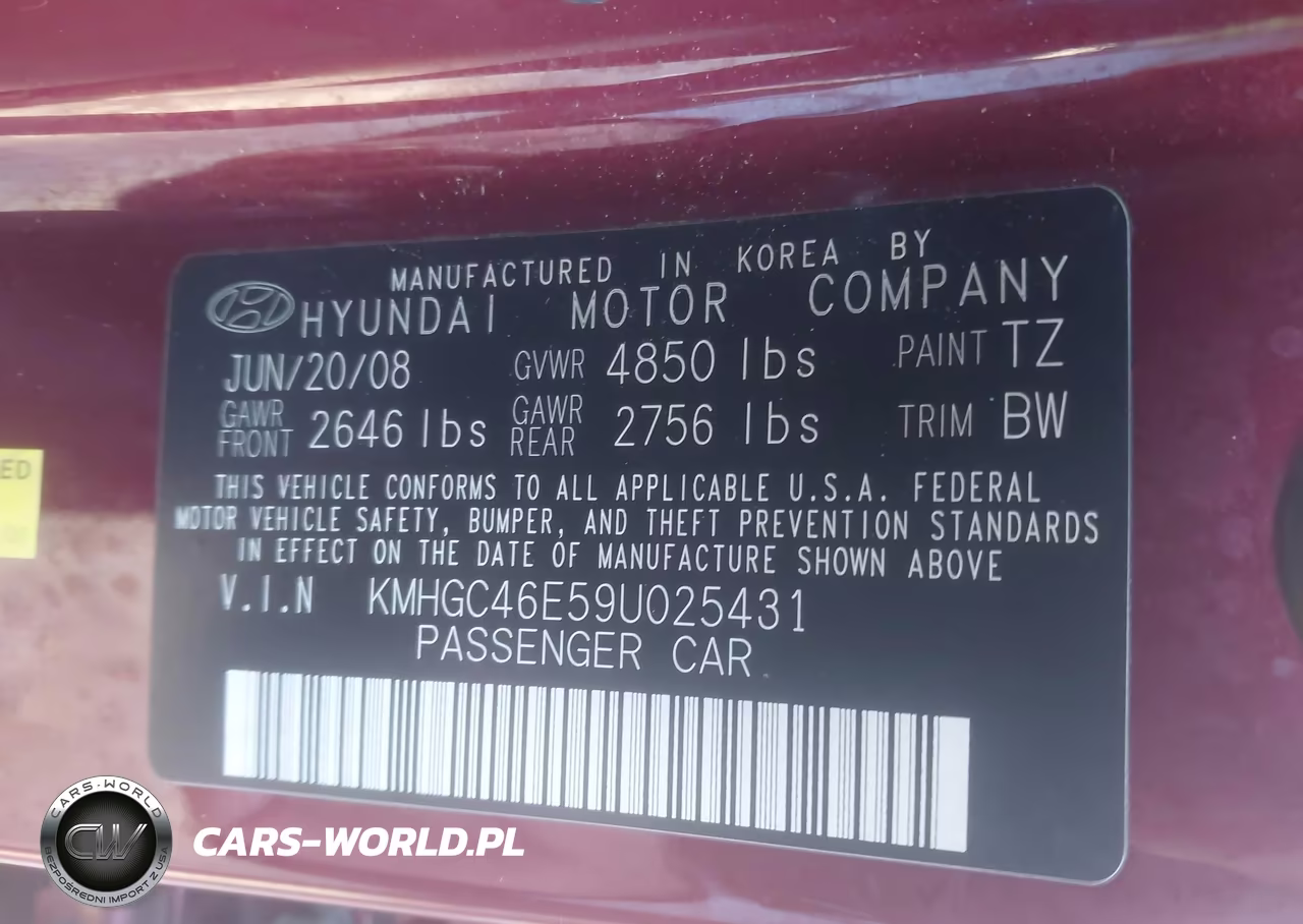 2009 Hyundai Genesis 3.8 VIN:KMHGC46E59U025431 - 9